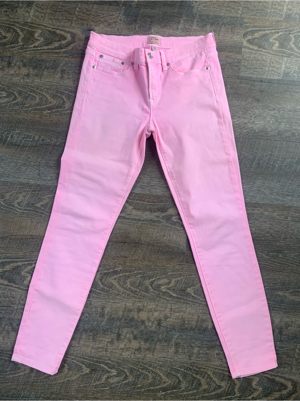 J.Crew Women’s Pink Toothpick Skinny Jeans